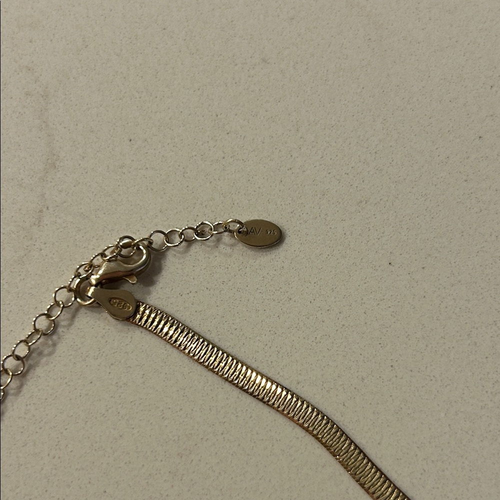 Argento Vivo Herring Bone Necklace - Picture 3 of 3